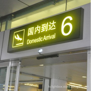 LED Airport Direction Signage Box